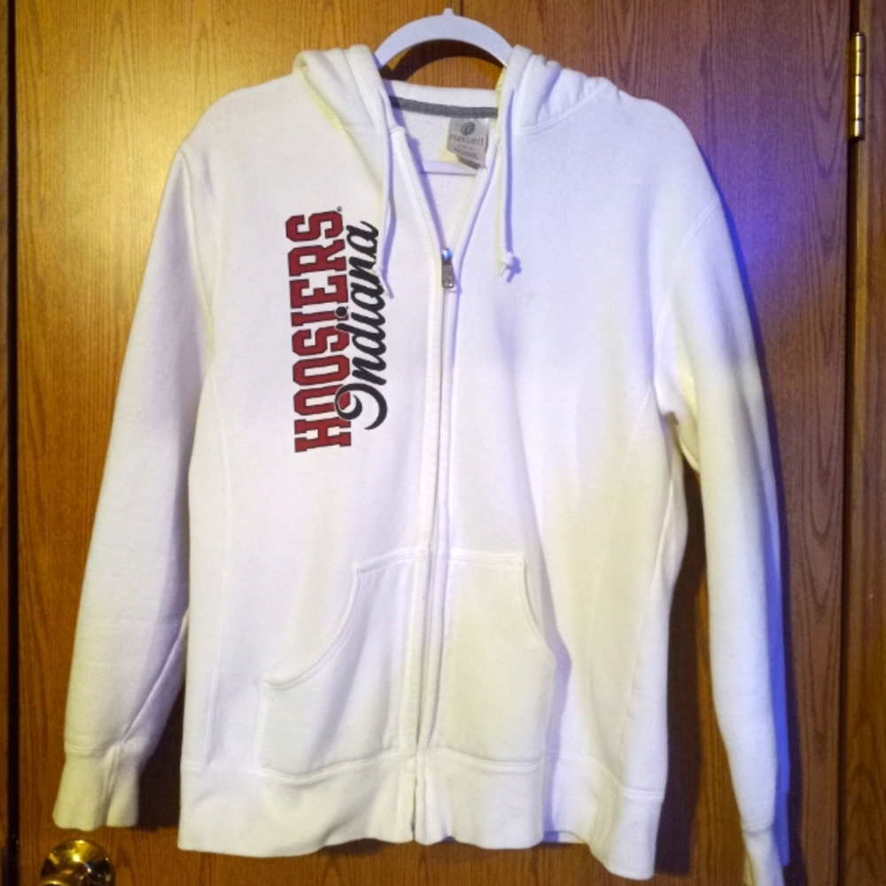 Women's Large Indiana Hoosiers Zip-up Hoodie